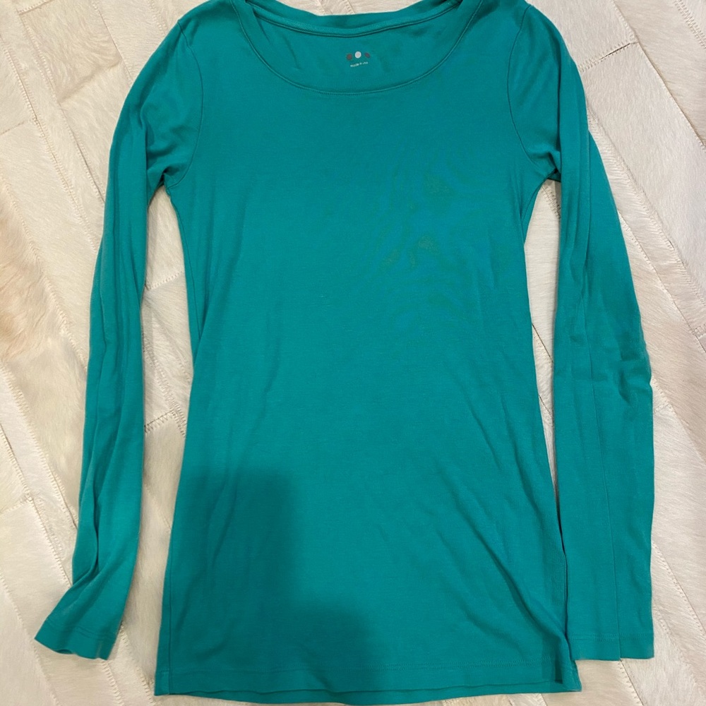 Three dots essential heritage knit crew tee